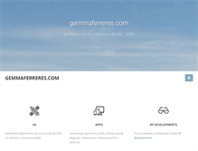 Tablet Screenshot of gemmaferreres.com